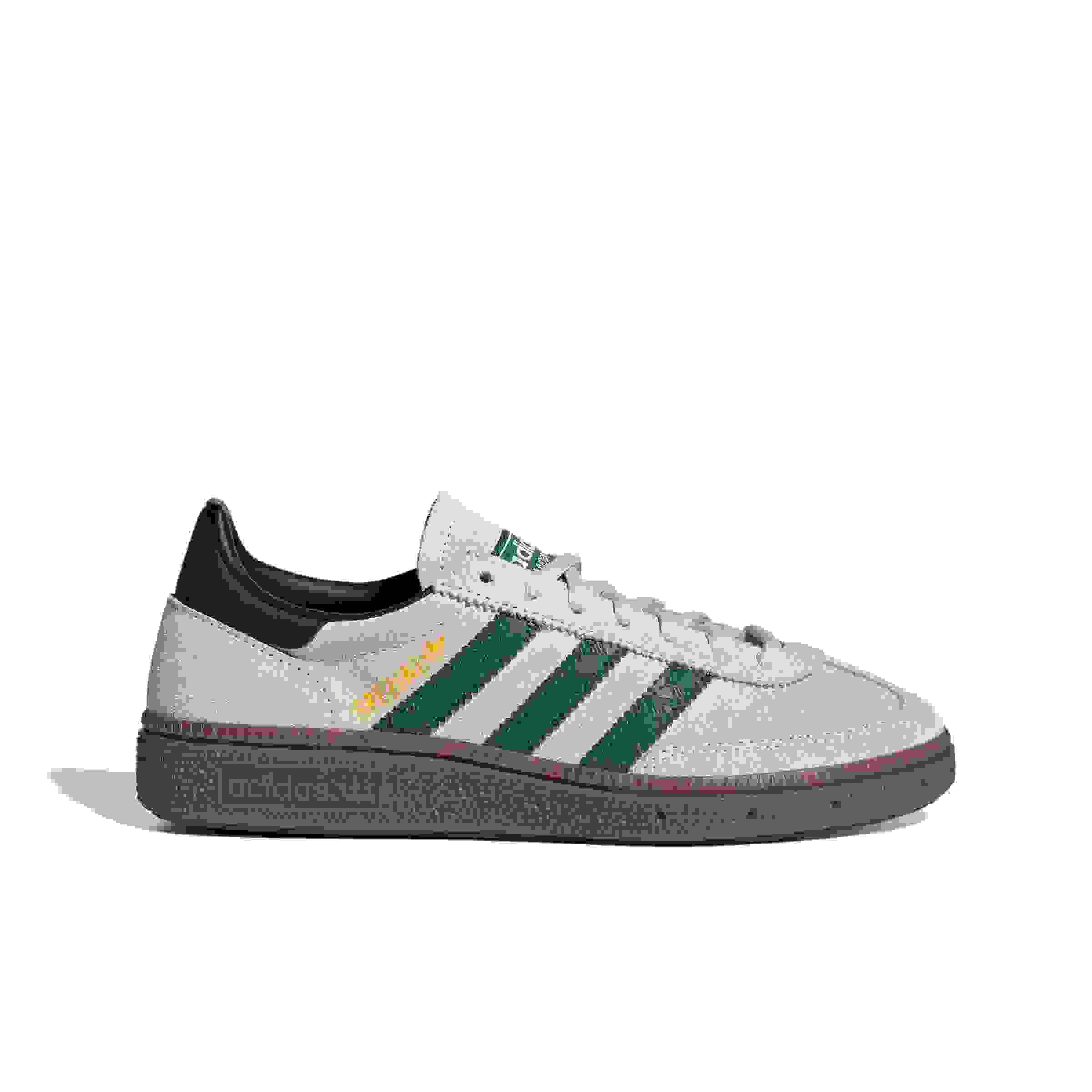 adidas Originals Handball Spezial Grade School Boys' "Off White/Collegiate Green/Gum 5" Shoe